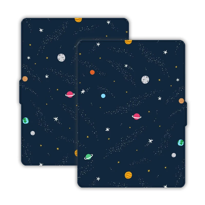 Цветной защитный чехол из ПУ кожи с рисунком умный аксессуары для Kindle Paperwhite