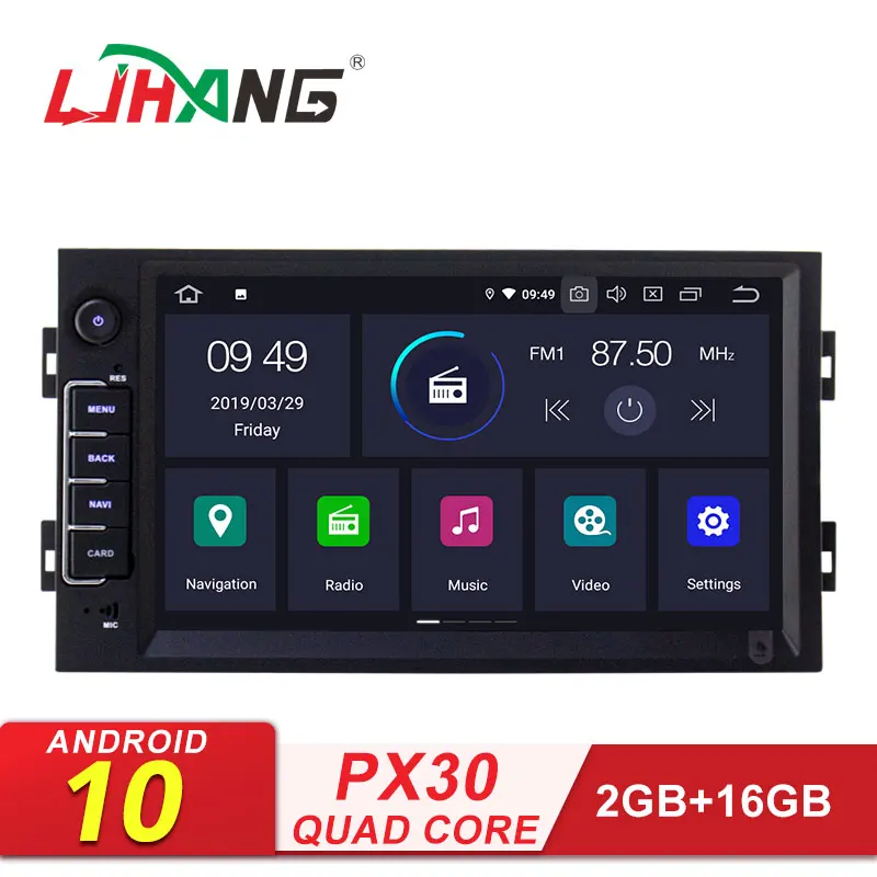 LJHANG 1 Din Android 10 автомобильный dvd плеер для Peugeot 308/308s 2013 2017 мультимедийный радио WIFI
