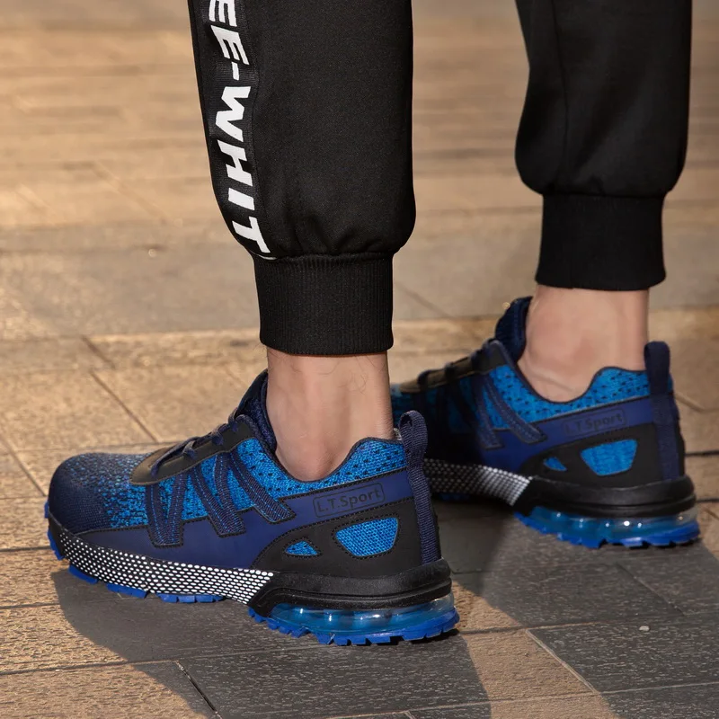 

2021 New Spring Autumn Casual Sneakers Men's Sport Style Daily Marathon Running Shoes Mesh Breathable Black Pink Couple Women's