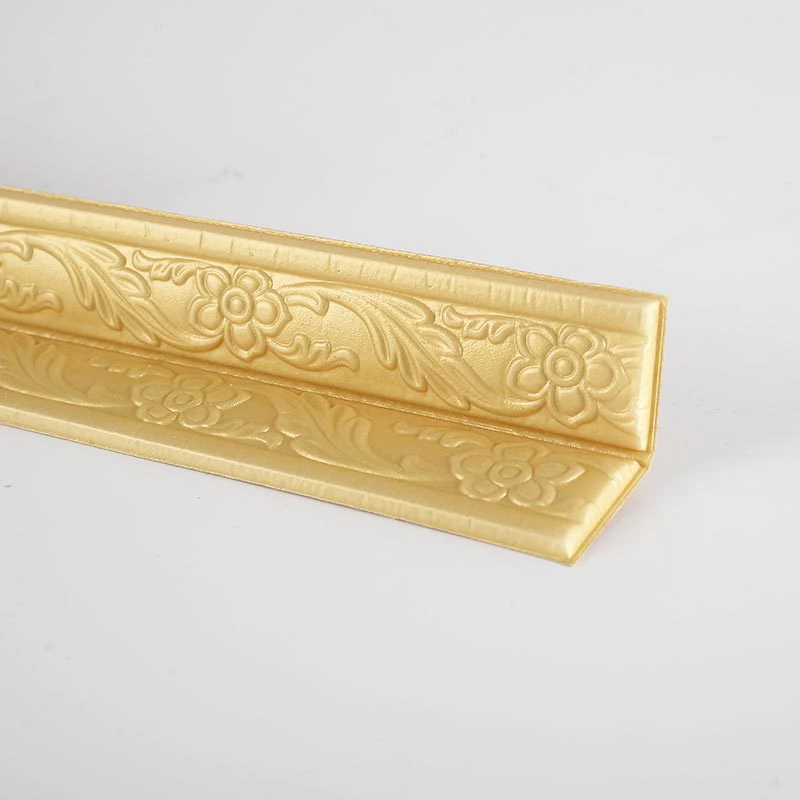 3D рельефный самоклеящийся вспененный плинтус для стен Стикеры талии напольная