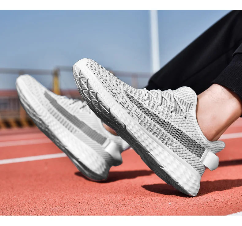 Women casual shoes fashion breathable mesh lace up flat shoes women sneakers walking lightweight tenis feminino Size 35-45