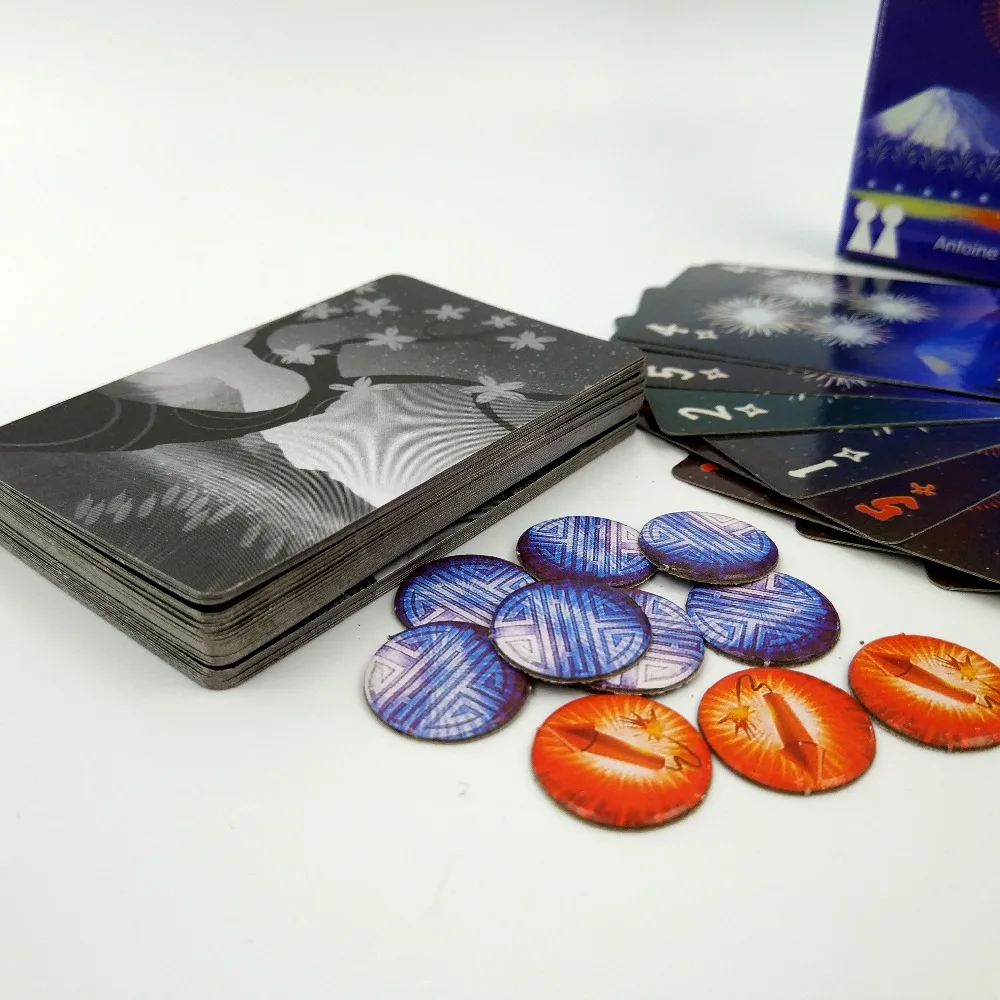 Горячая продажа 2-5 игроков HANABI настольные игры карты легко играть смешные для