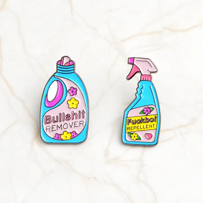 Новинка стильная брошь на лацкан для стирки Милая воротник джинсов аксессуары |