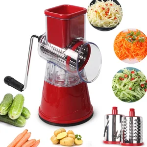 manual vegetable cutter slicer multifunctional round mandoline slicer potato cheese kitchen gadgets kitchen accessories free global shipping