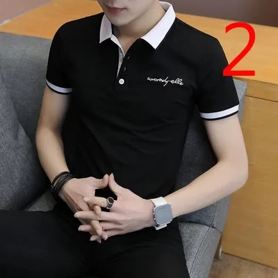 

2021 new half sleeve stand collar men's tide brand dx tt