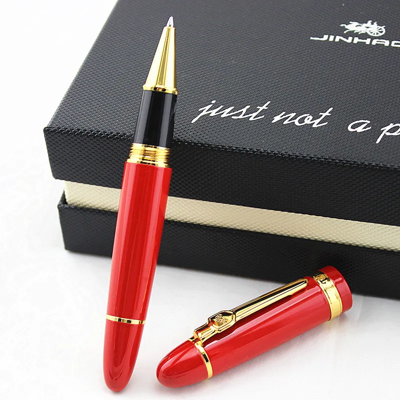 Канцтовары рекламная акция Jinhao 159 Роскошная шариковая ручка с красным и золотым