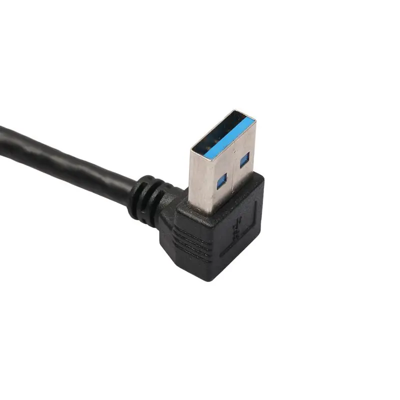 USB 3 0 правый угол 270 градусов удлинитель Кабель адаптер Папа мама шнур 20 см|Кабели