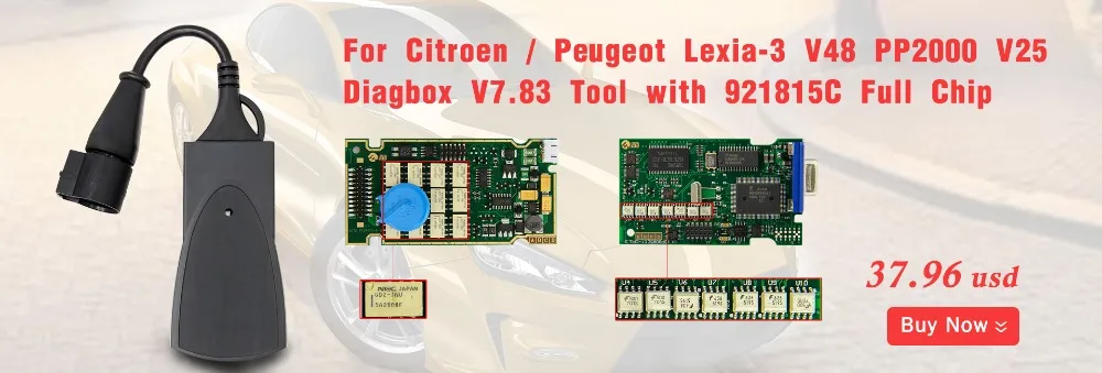 Lexia 3 PP2000 полный чип Diagbox V7.83 прошивка 921815C Lexia3 PP2000 V48/V25 для Citroen для peugeot OBD2 OBDII диагностический инструмент