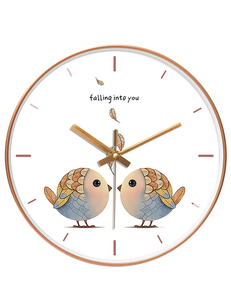 

Modern Metal Wall Clock Nordic Minimalist Creative Wall Clock Kitchen Living Room Reloj De Pared Wall Watch Home Decor DD45WC