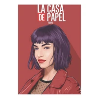 DIY Diamond Painting Money Heist Poster casa papel 2020 Spanish Season Wall Picture Home Decor House Paper