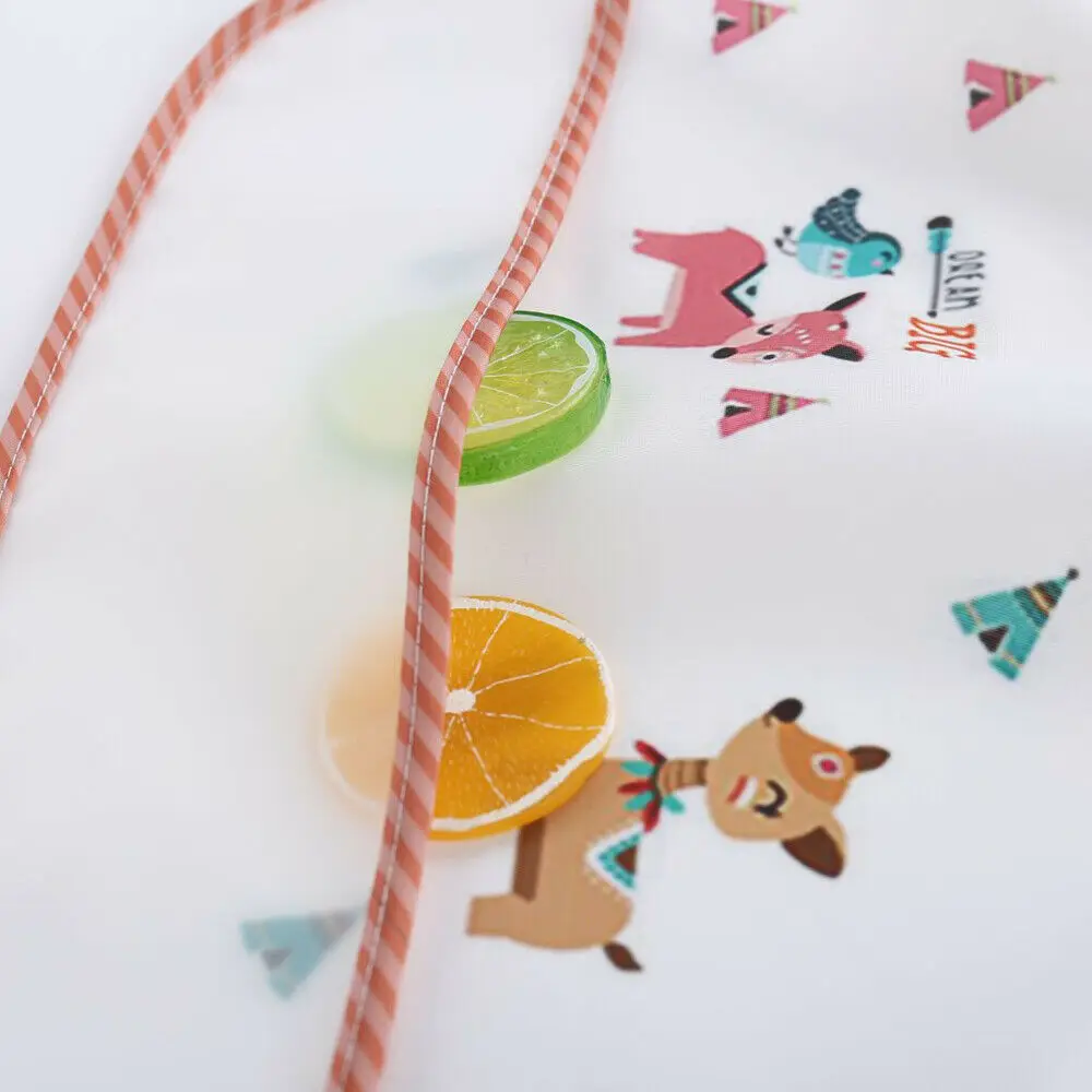 Painting Waterproof Anti Wear Children Apron Bib Burp Cloths Cute Animals Costume Smock Kids Craft Blouse | Детская одежда и обувь
