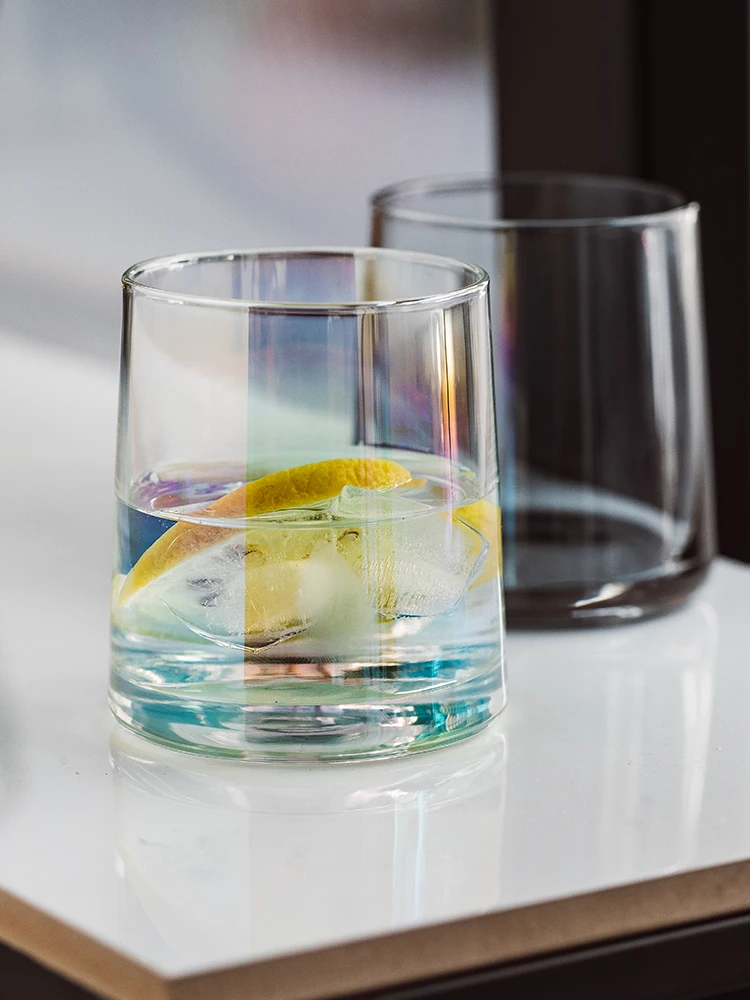 Простой скандинавский креативный кофейный стакан для вина прозрачная Горячая