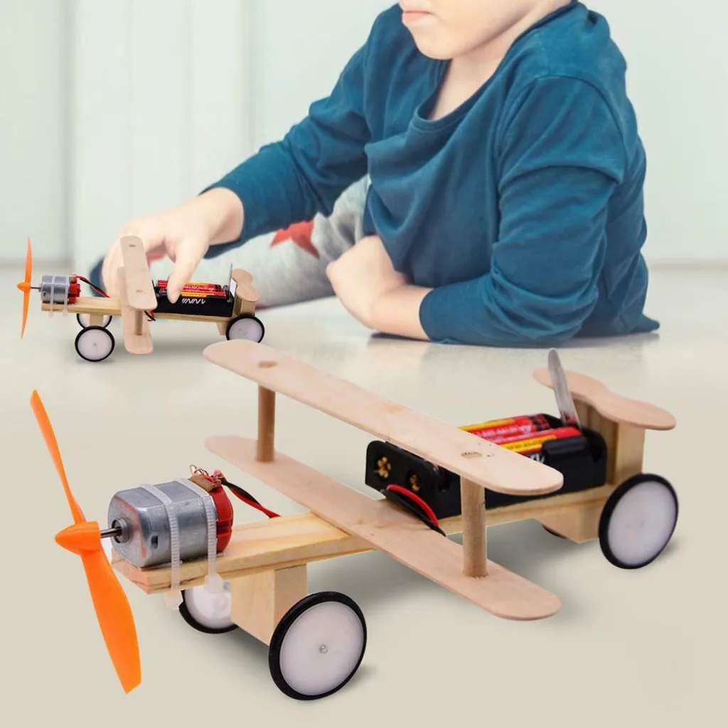 

DIY Children's Science Education Experiment Toys Electric Glider Aircraft Model Aircraft Small Aircraft Production Dropshipping