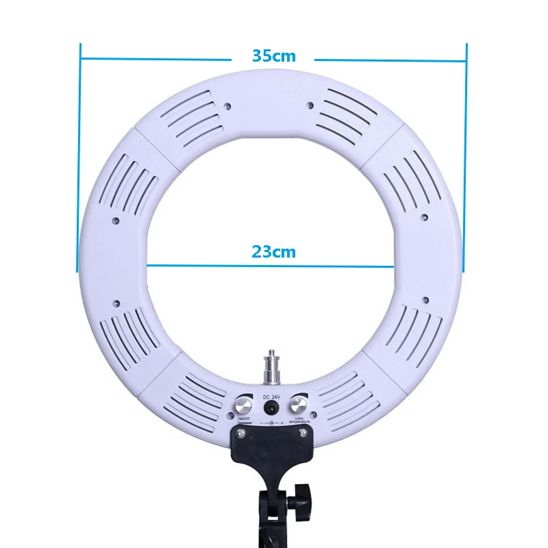 Светодиодный кольцевой светильник 14 дюймов лампа с держателем для телефона