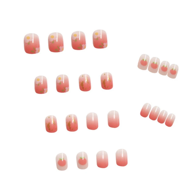 24 шт. искусственные ногти для маникюра | Красота и здоровье