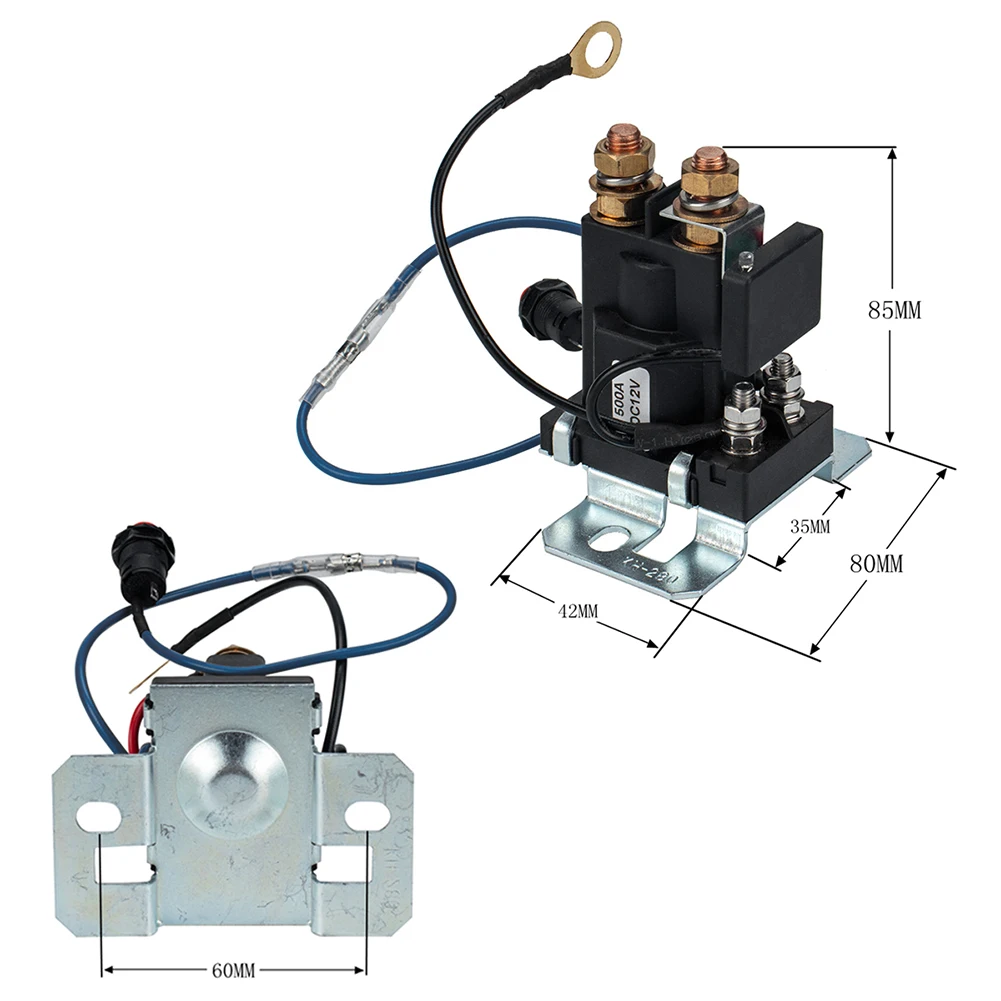 

12V 24V 200 Battery Isolator Outdoor Personal Car Parts Amp High Current Dual Relay Decoration for Car Marine Boat
