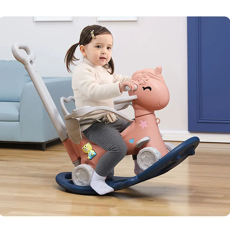 Детская коляска-качалка лошадка игрушки для троянов многофункциональные