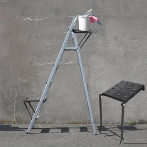 Стальные лестницы, аксессуары для платформы, сверхпрочная рабочая система с ступенчатым табуретом, поднос для лестницы, инструменты для дома, DIY или промышленного