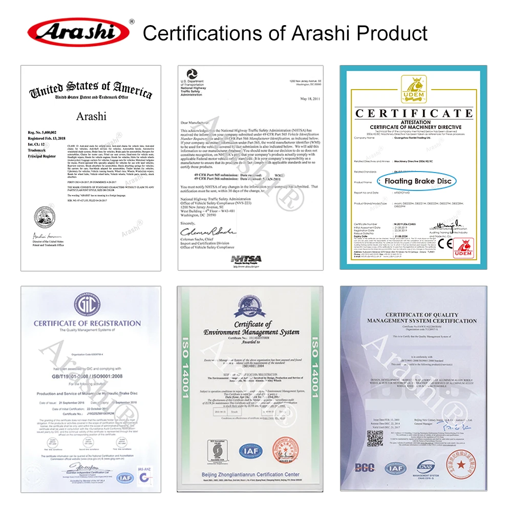 Arashi 1 комплект для HONDA CBR1000RR CBR1000 2004 2005/CBR600RR 2003-2015 CBR600 2006 2007 2008 2009 передние роторы