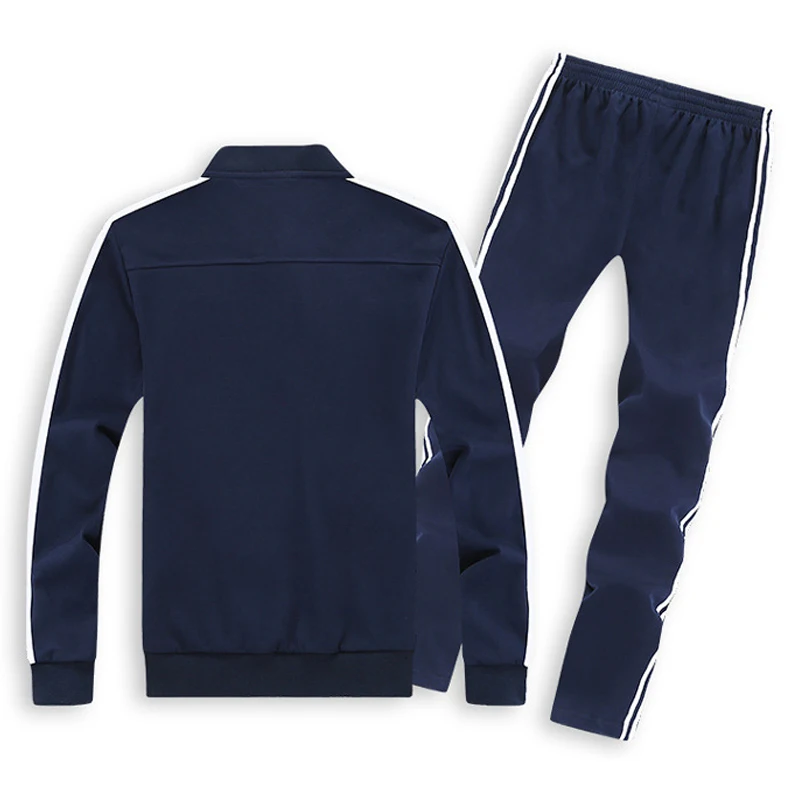 Мужской спортивный костюм для баскетбола и бега хлопковый большого размера