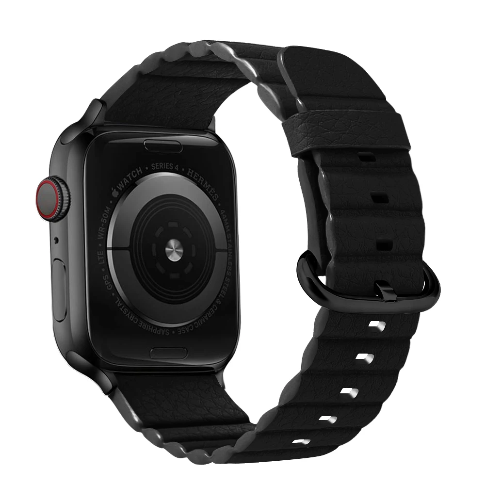 Ремешок для часов Apple Watch 42 мм 38 мм 40 мм 44 мм ремешок из натуральной кожи для iWatch серии 5 4 3 2 1