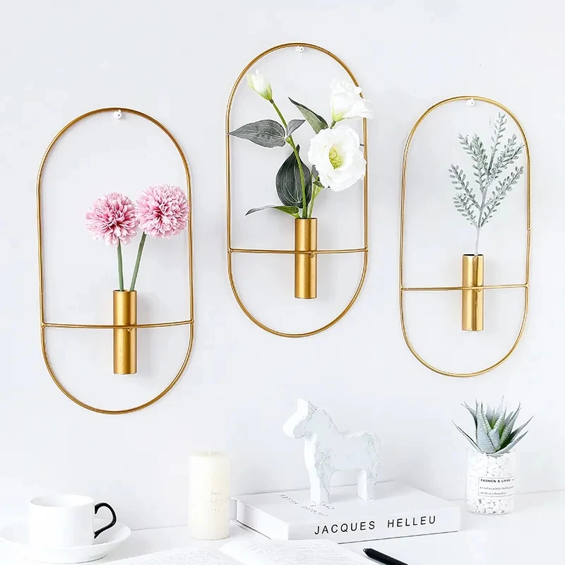 

home decor nordic shelf wall hanging flower Plant Rack Crafts shelves for Living room decoration salon etagere chambre murale