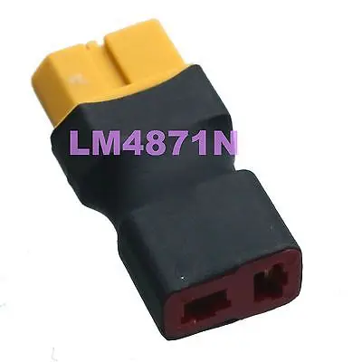 DHL/EMS 50 лотов нет соединительный кабель XT60 female Женский к T Plug (стиль Дина) адаптер