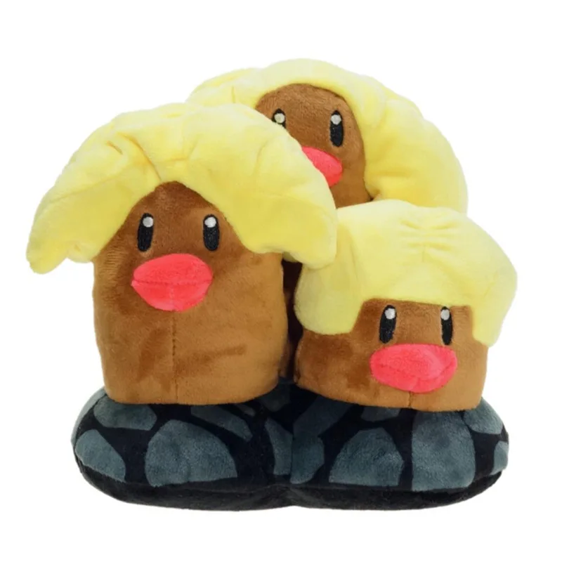 

18Cm Pokemon Kawaii Plush Doll Cute Dugtrio Arora Three Gophers Pocket Monster Soft Stuffed Elf Kids Toy Christmas Gifts