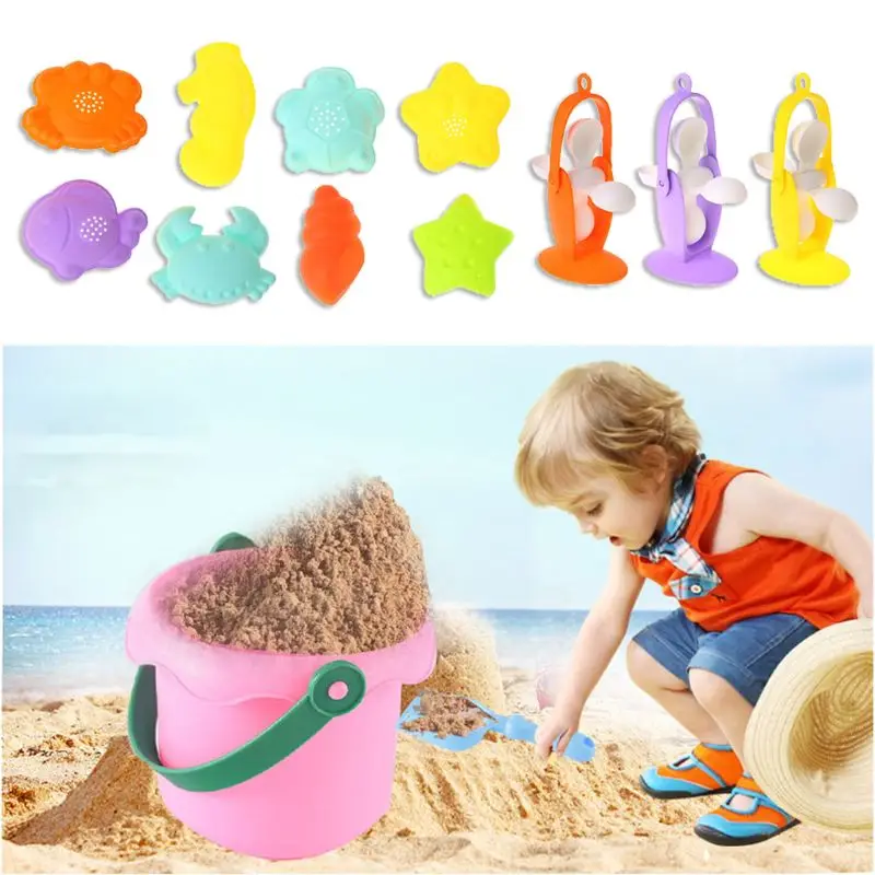 

Sand Mold Toy Building Castle Clay Model Windmill Beach Toys For Kids Child Baby B36E