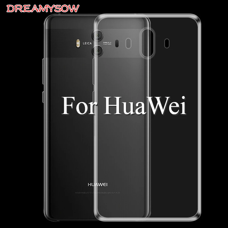 Прозрачный мягкий чехол из ТПУ для huawei mate 20 Lite/Pro P20 Lite для прозрачного чехла huawei Honor 8X max 8C 10 9 Lite 6X 7X Nova3i - Цвет: Transparent