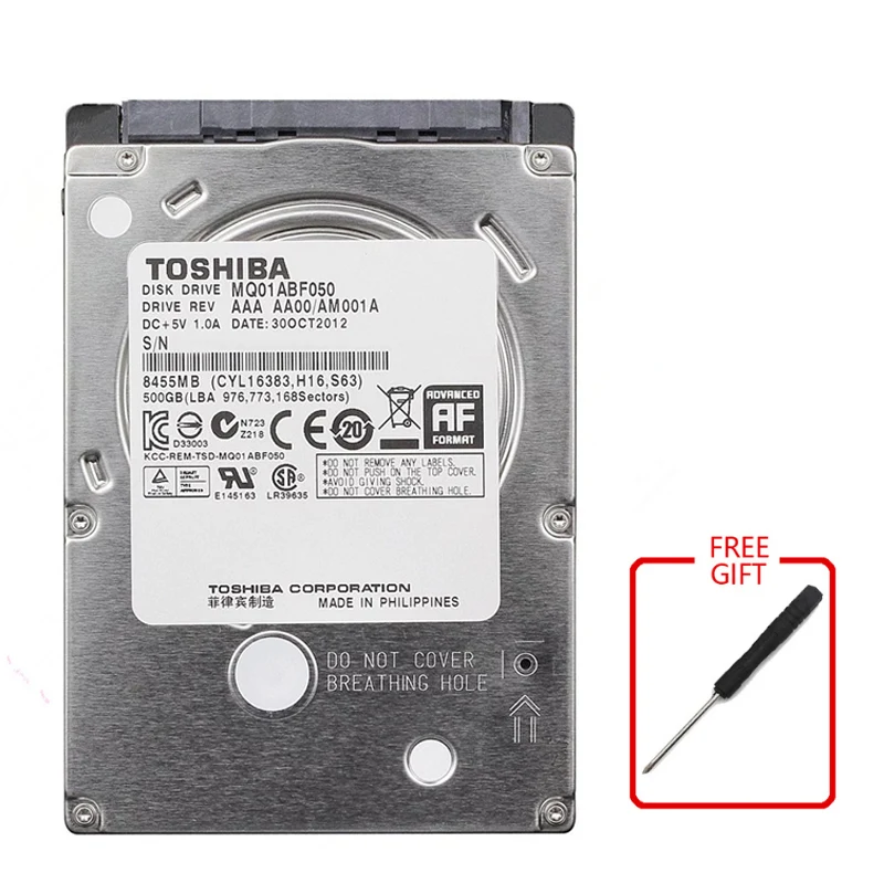 Toshiba-disco Rígido Interno Hdd para Laptop Também Também Também 500 gb 320gb 250 gb 500 gb Hdd