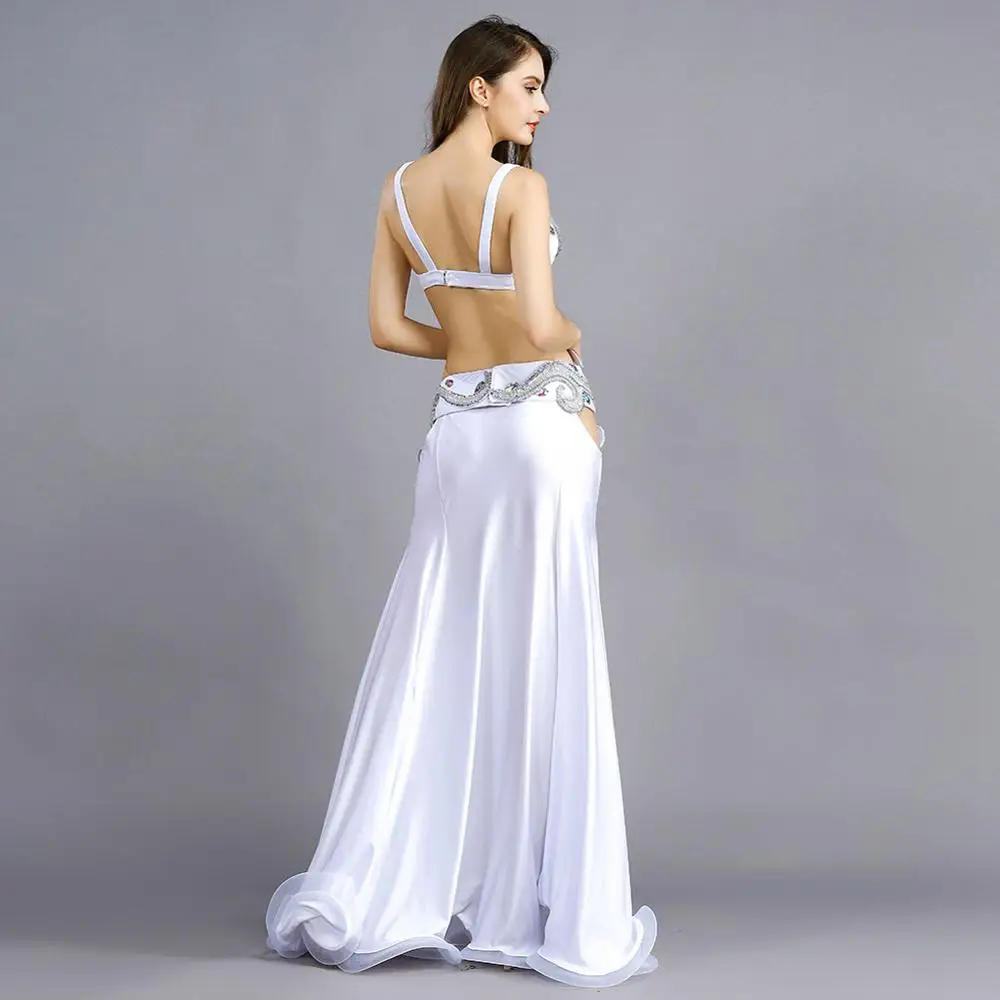 Free Shipping New Arrival high quality sexy belly dance set/costume/belly dancing clothes/belly dance Bra&Belt&Skirt-8832