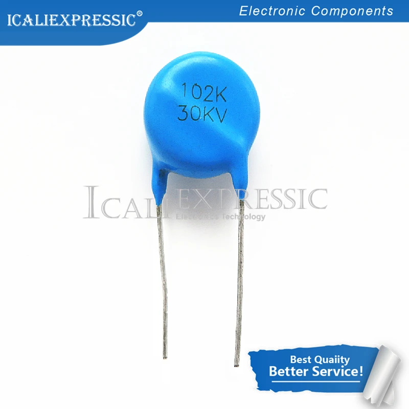 

10PCS 102K 30KV 1000PF 30KV102 1nF 0.001UF In Stock