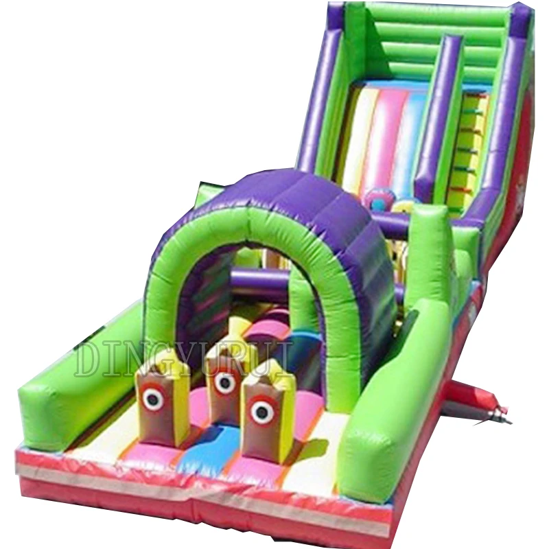 

Commercial PVC Inflatable Slide Bounce Obstacle Combo Inflatable Sports Game Inflatable Jumping Bouncy Slider For Sale
