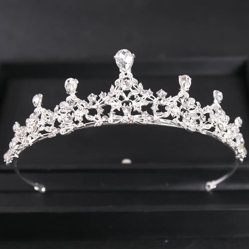 Тиары и короны в барочном стиле хрусталя для невесты роскошные диадемы из