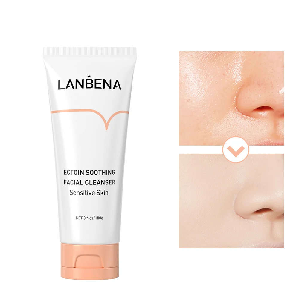 

LANBENA Ectoin Soothing Serum Set Repair Soothe Essence Lotion Cleanser Eye Cream Reduces Fine Lines Shrinking Pore Skincare Kit