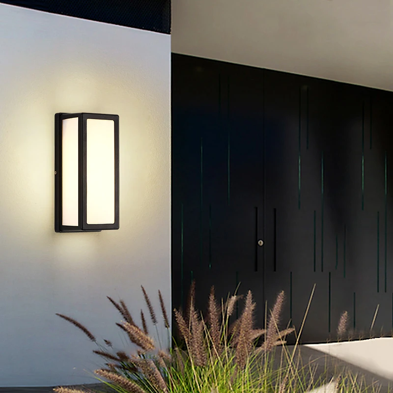 18 Вт светодиодный настенный светильник для улицы современный алюминиевый