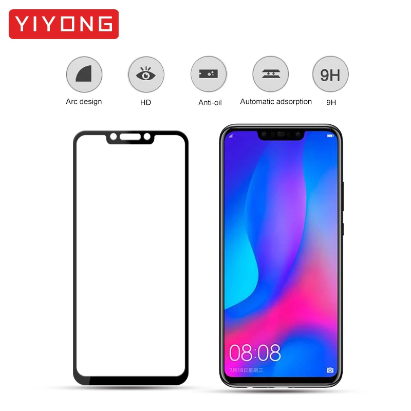 Стекло YIYONG 9D с полным покрытием для Huawei Nova 3 3i закаленное стекло 3E Защита экрана