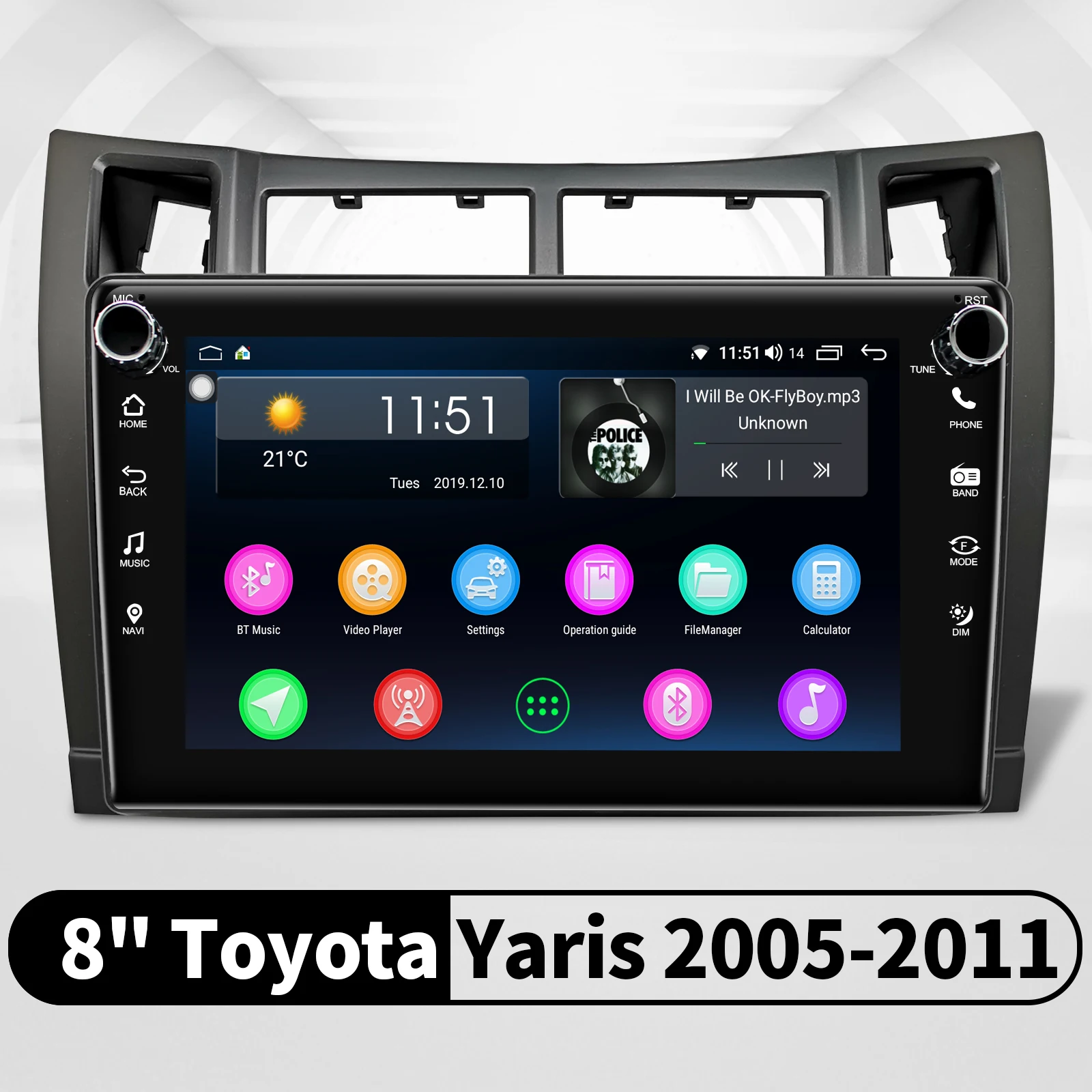 Joying 8-дюймовый автомобильный радиоплеер 4 Гб + 64 Поддержка Carplay/Android Авто/быстрая