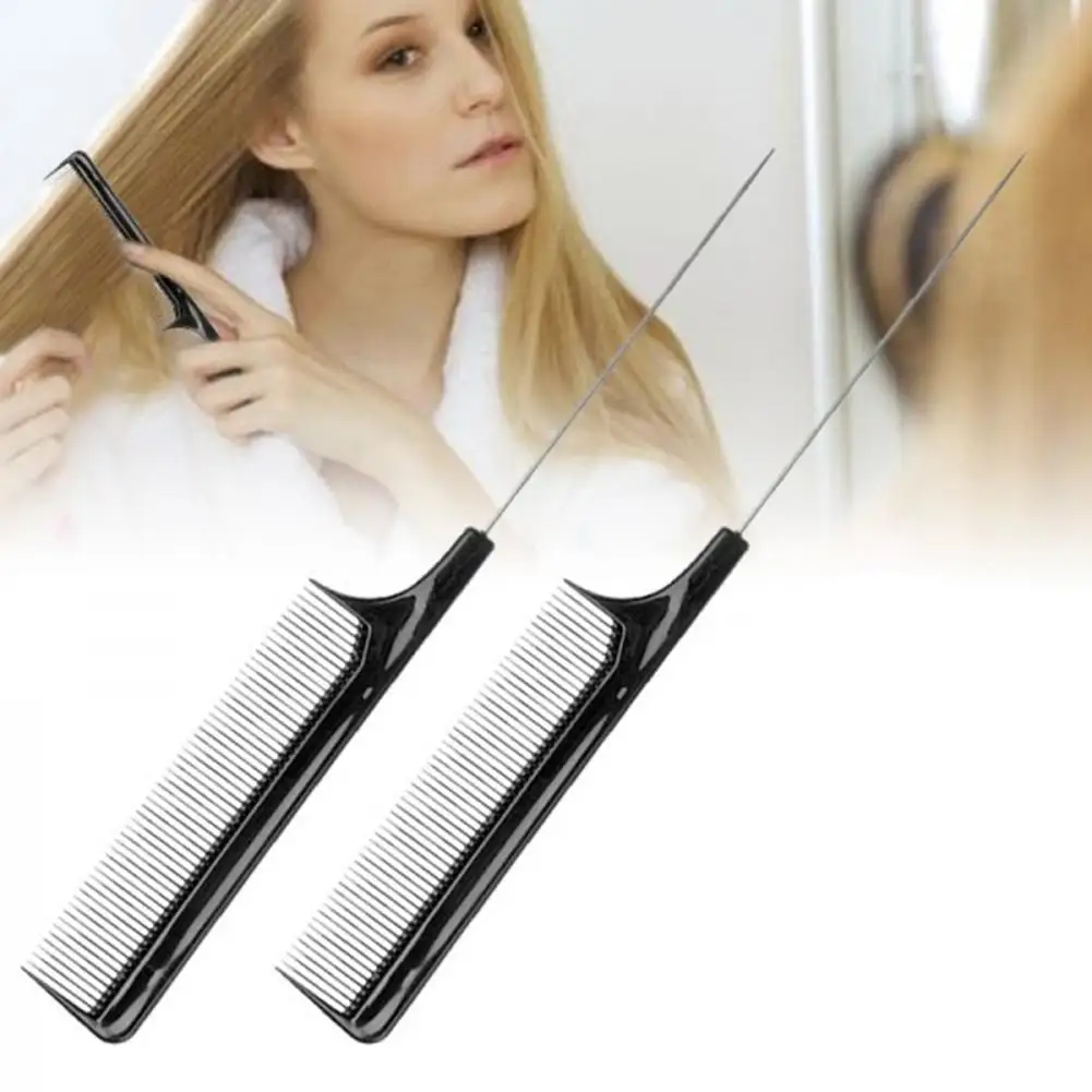 

Portable Anti StaticBarber Hairdressing Hair Teasing Comb Home Salon Hairbrush