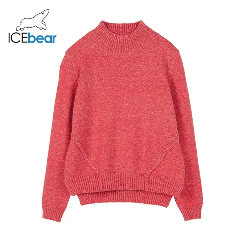 Женский трикотажный спортивный костюм icebear, Однотонный свитер с круглым вырезом, Осень-зима 2022