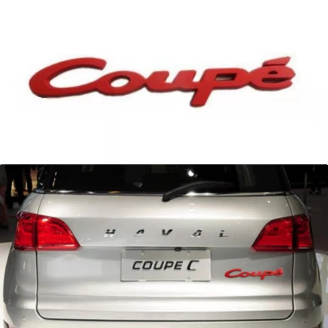 

3D Metal DIY Car Fender Tail Trunk Coupe Emblem Badge Decal Sticker for Renault Koleos Latitude KIA Toyota Car-styling