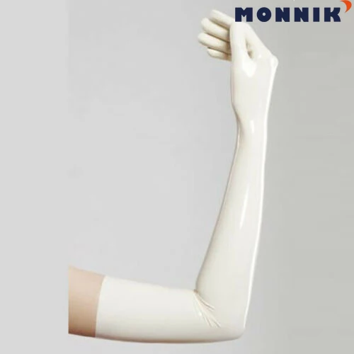 

MONNIK latex100 % 0,4 мм латексная маска Мужская белая и черная Neue Stilmaske