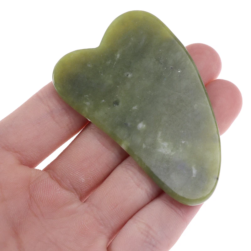 

Massage Tool Facial And Body Treatment Scraping Care Healthy Massage Gua Sha Board Scraper Natural Quartz Jade Stone Guasha
