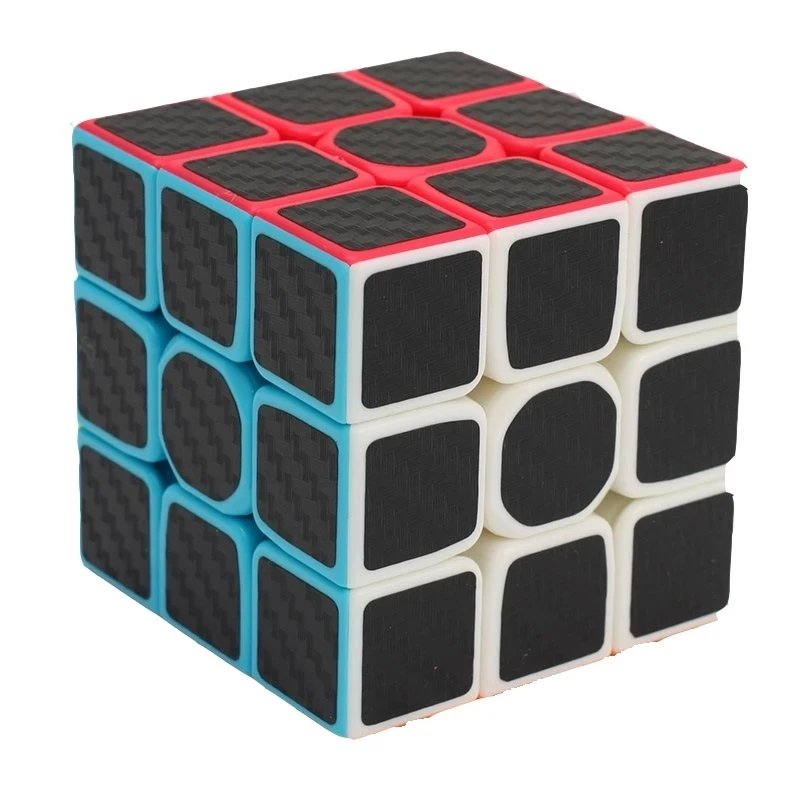 ZCUBE 3x3x3 наклейка из углеродного волокна магический куб 3x3 скоростной Magico