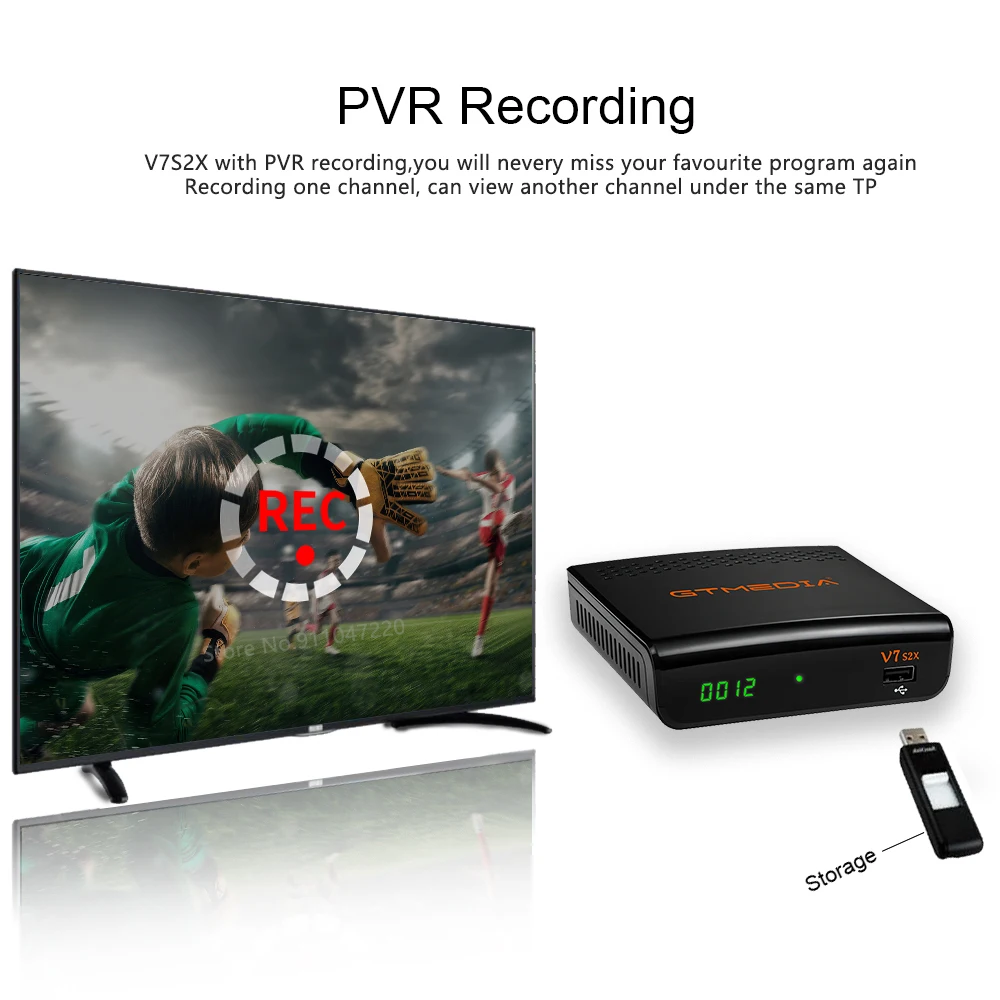 GTMEDIA V7S HD спутниковый ресивер с USB WI-FI DVB-S2 Freesat ТВ Декодер V7S2X запас в Европе Испания