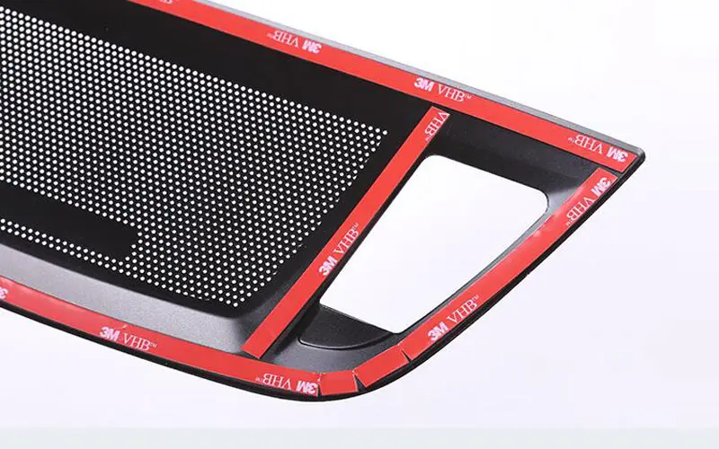 

For BMW X1 F48 2016-2018 Aluminum Alloy Center Control Console Dashboard Speaker Cover Trim Accessories For BMW X2 F47 2018