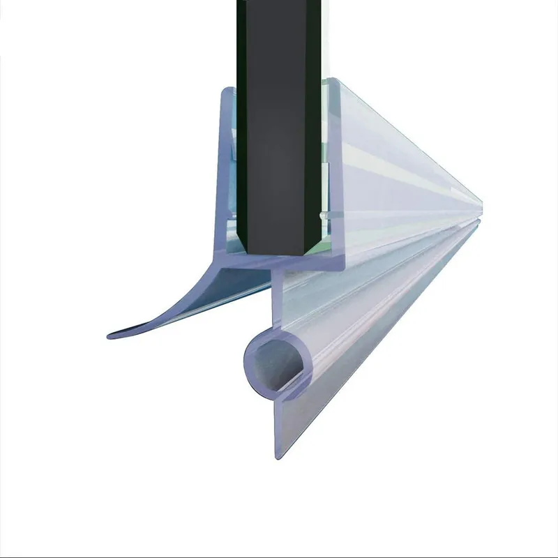 

1Pcs Bath Shower Screen Seal Strip of 50cm PVC Door Window Glass Gap Weatherstrip 4 to 12mm Sealing Strips Fixture Accessories#1