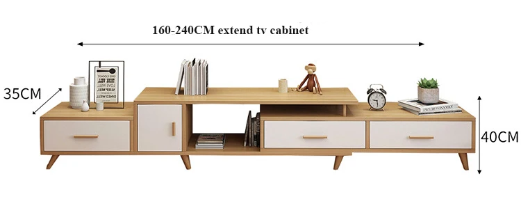 240cm tv cabinet Специальное предложение, журнальный столик в скандинавском стиле, тумба под телевизор, гостиная, простой современный журнальный столик, шкаф, боковая тумба, набор, комбинация - Цвет: 240cm tv cabinet