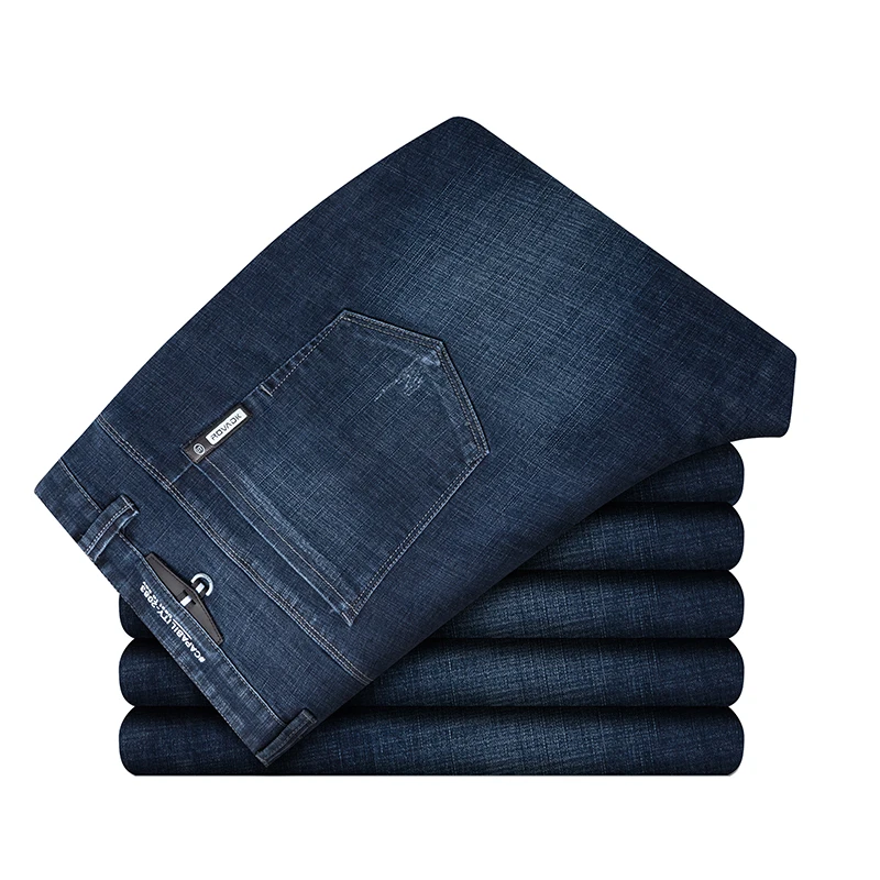 

Men's Plus-sized Jeans Men Elasticity Fat Loose-Fit Straight-leg Large Size Pants Trousers Plus-sized Pants Men'S Wear